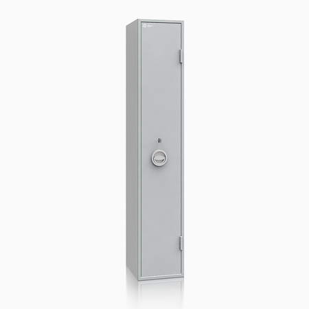 Szafa na broń długą S1 Siegen 5 szt. 150 cm szara – zamek kluczowy