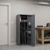 Szafa na broń długą S1 Siegen Max 12 szt. 150 cm grafitowa - zamek elektroniczny