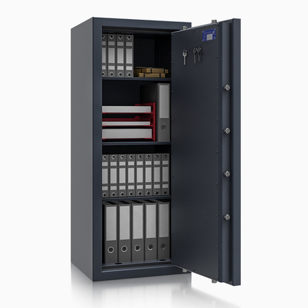 Sejf antywłamaniowy save4ever II – 168 l grafitowy – zamek elektroniczny