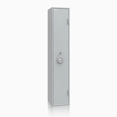 Szafa na broń długą S1 Siegen 5 szt. 150 cm szara – zamek kluczowy