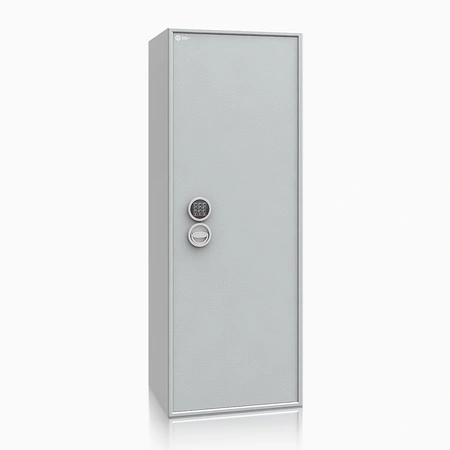 Szafa na broń długą S1 Siegen Max Kombi 16 szt. 150 cm szara – zamek elektroniczny