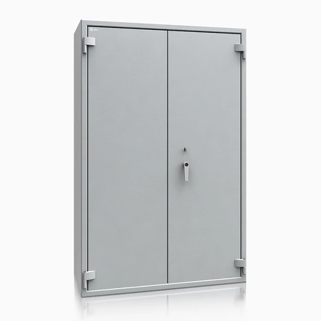 Szafa na broń długą S1 Siegen Super 33 szt. 180 cm szara – zamek kluczowy