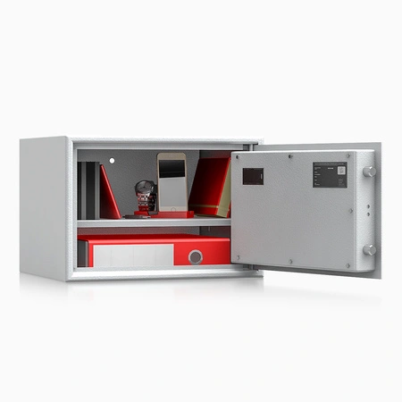 Sejf domowy Adorf klasa S1 30x44x36,5 cm szary – zamek elektroniczny