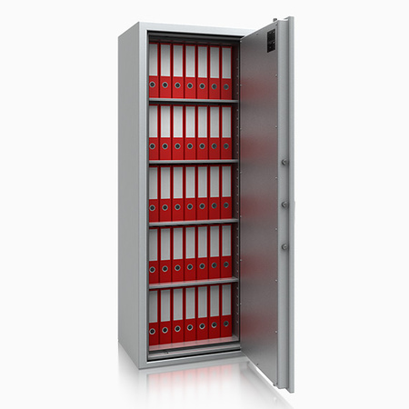 Sejf na dokumenty Stuttgart Vaihingen klasa S1 1870x700x510 mm szary