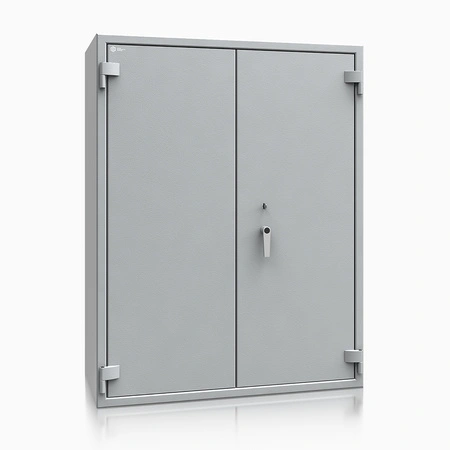 Szafa na broń długą S1 Siegen Super 33 szt. 150 cm szara – zamek kluczowy
