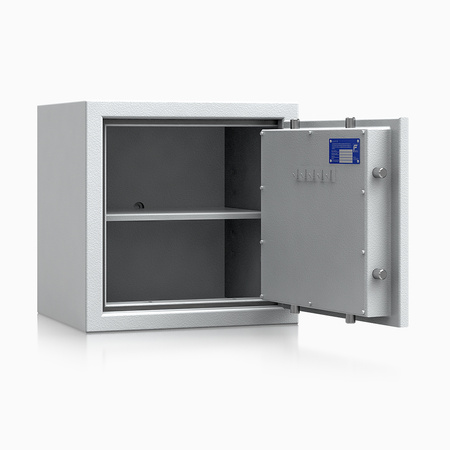 Sejf antywłamaniowy SAVE4EVER klasa I 50×50×42 cm szary – zamek kluczowy