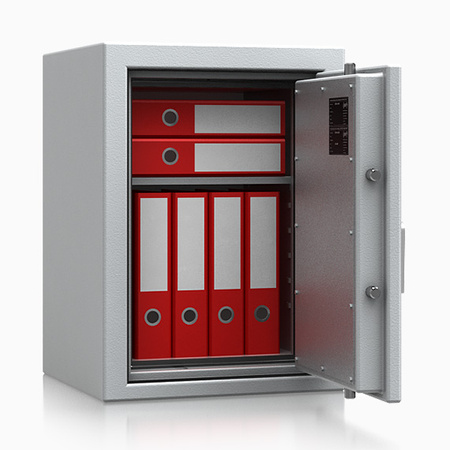 Sejf na dokumenty Stuttgart Vaihingen 670x490x455 mm szary