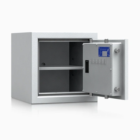 Sejf antywłamaniowy SAVE4EVER klasa I 40×42×42 cm szary – zamek elektroniczny