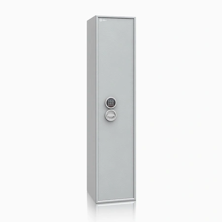 Szafa na broń długą S1 Siegen 7 szt. 150 cm szara – zamek elektroniczny