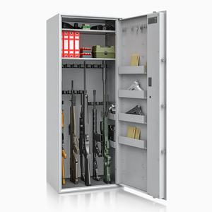 Szafa na broń długą S1 Siegen Max 18 szt. 150 cm szara – zamek elektroniczny
