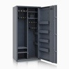 Szafa na broń długą S1 Siegen Max Kombi 18 szt. 125 cm grafitowa – zamek kluczowy