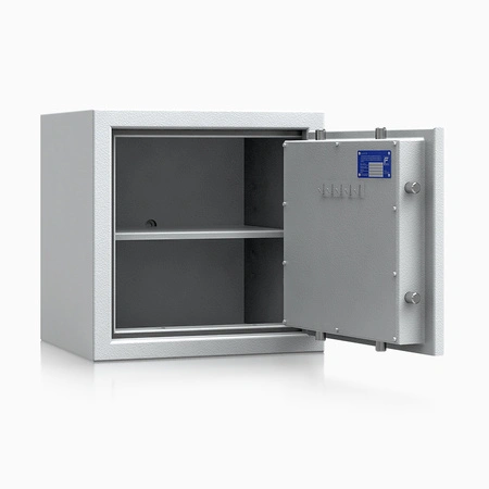 Sejf antywłamaniowy SAVE4EVER klasa I 50×50×42 cm szary – zamek kluczowy