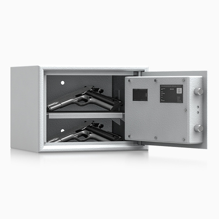 Sejf domowy Adorf klasa S1 25×34×29 cm szary – zamek elektroniczny