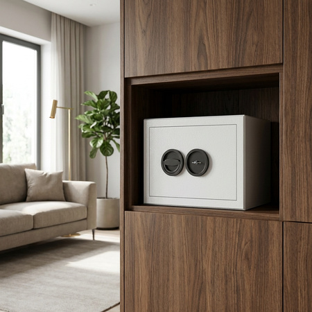 Sejf domowy BADEN BADEN klasa S2 szary – zamek kluczowy 34100.01