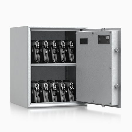 Sejf domowy Adorf klasa S1 48x38x37,5 cm szary – zamek elektroniczny