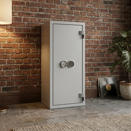 Sejf antywłamaniowy SAVE4EVER klasa I 115×50×42 cm szary – zamek elektroniczny