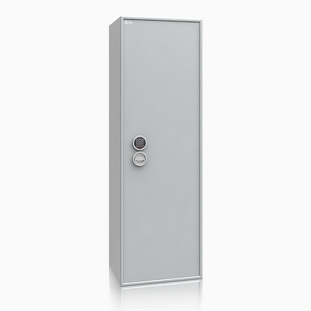 Szafa na broń długą S1 Siegen Max Kombi 16 szt. 170 cm szara – zamek elektroniczny