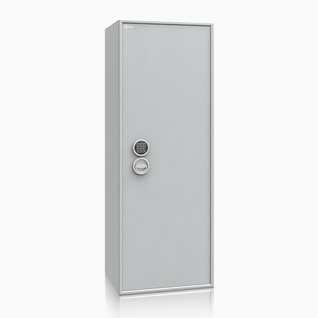 Szafa na broń długą S1 Siegen Max Kombi 16 szt. 150 cm szara – zamek elektroniczny