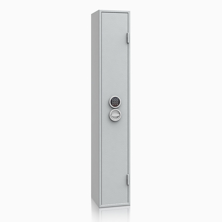 Szafa na broń długą S1 Siegen 4 szt. 150 cm szara – zamek elektroniczny