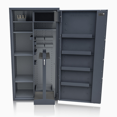 Szafa na broń długą S1 Siegen Super Kombi 15 szt. 180 cm z cargo