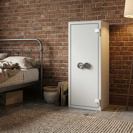 Sejf antywłamaniowy SAVE4EVER klasa I 130×50×42 cm szary – zamek elektroniczny