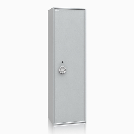 Szafa na broń długą S1 Siegen Max 12 szt. 150 cm szara - zamek kluczowy