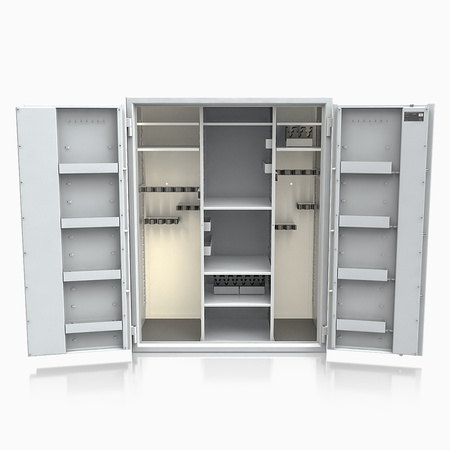 Szafa na broń długą S1 Siegen Super Kombi 31 szt. 150 cm dwudrzwiowa