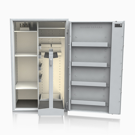 Szafa na broń długą S1 Siegen Super Kombi 15 szt. 150 cm z cargo