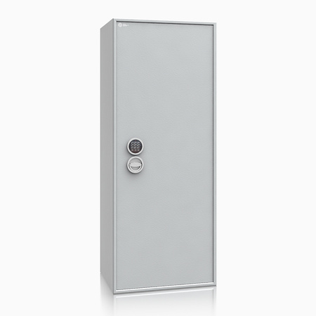 Szafa na broń długą S1 Siegen Max Kombi 18 szt. 150 cm szara – zamek elektroniczny