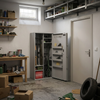 Szafa na broń długą S1 Siegen Max Kombi 20 szt. 150 cm szara – zamek elektroniczny