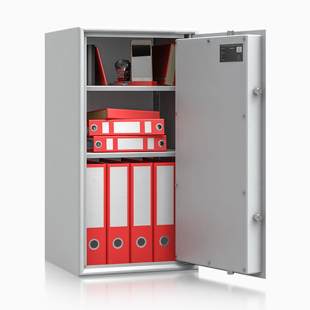 Sejf domowy Adorf klasa S1 73x38x37,5 cm szary – zamek kluczowy