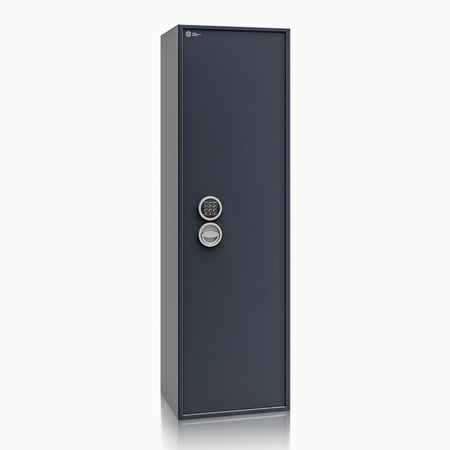 Szafa na broń długą S1 Siegen Max 12 szt. 150 cm grafitowa – zamek elektroniczny (50082.12)