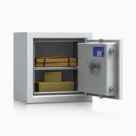 Sejf antywłamaniowy SAVE4EVER klasa I 40×40×27 cm szary – zamek elektroniczny