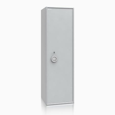 Szafa na broń długą S1 Siegen Max Kombi 12 szt. 150 cm szara – zamek kluczowy (500083.51)