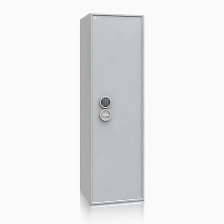 Szafa na broń długą S1 Siegen Max 12 szt. 150 cm szara – zamek elektroniczny (50083.02)