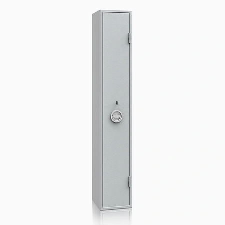 Szafa na broń długą S1 Siegen 4 szt. 150 cm szara – zamek kluczowy