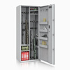 Szafa na broń długą S1 Siegen Max Kombi 18 szt. 150 cm szara – zamek elektroniczny