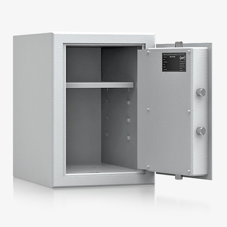 Sejf domowy Baden Baden klasa S2 – 23 l szary – zamek elektroniczny poziomy