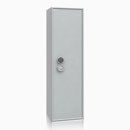 Szafa na broń długą S1 Siegen Max 12 szt. 150 cm szara - zamek elektroniczny