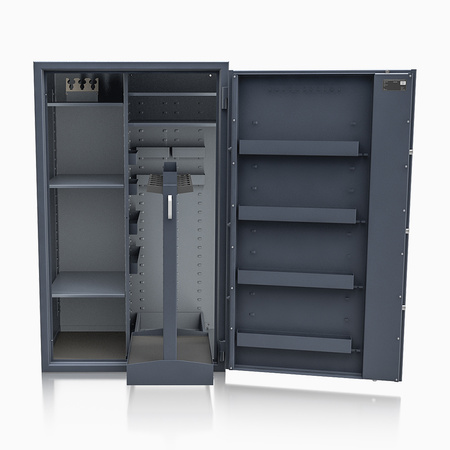 Szafa na broń długą S1 Siegen Super Kombi 15 szt. 150 cm z cargo