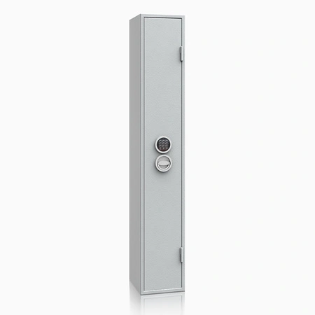 Szafa na broń długą S1 Siegen 4 szt. 150 cm szara – zamek elektroniczny