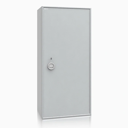 Szafa na broń długą S1 Siegen Max Kombi 20 szt. 150 cm szara – zamek kluczowy