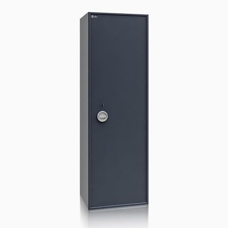 Szafa na broń długą S1 Siegen Max Kombi 16 szt. 170 cm grafitowa – zamek kluczowy