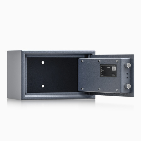 Sejf domowy Adorf klasa S1 20x32x20 cm grafitowy – zamek kluczowy