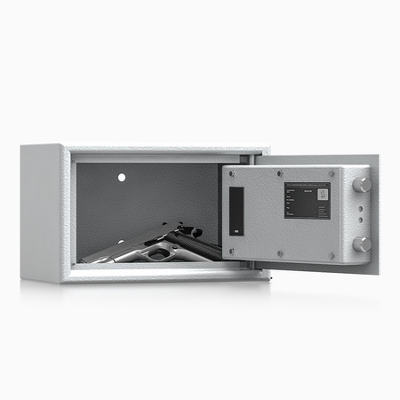 Sejf domowy Adorf klasa S1 20x32x20 cm szary – zamek elektroniczny