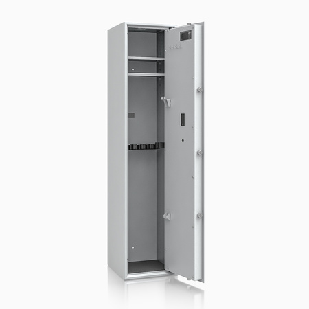 Szafa na broń długą S1 Siegen 7 szt. 150 cm szara – zamek elektroniczny