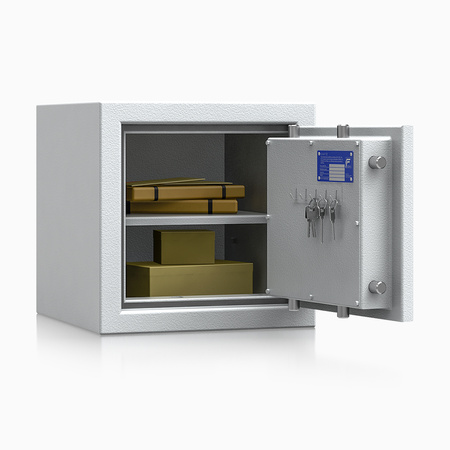 Sejf antywłamaniowy SAVE4EVER klasa I 40×42×42 cm szary – zamek elektroniczny