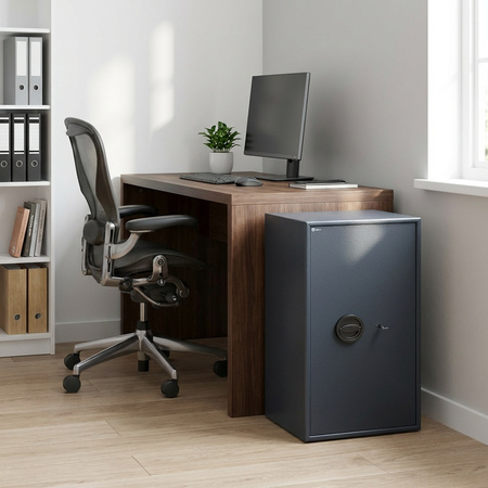 Sejf domowy Adorf klasa S1 73x38x37,5 cm grafitowy – zamek kluczowy