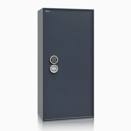 Szafa na broń długą S1 Siegen Max Kombi 18 szt. 125 cm grafitowa – zamek elektroniczny