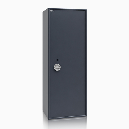 Szafa na broń długą S1 Siegen Max Kombi 16 szt. 150 cm grafitowa – zamek kluczowy